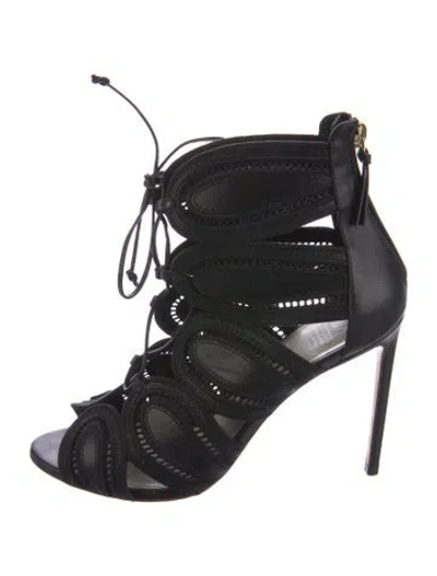 Pre-owned Francesco Russo Leather Pumps In Black