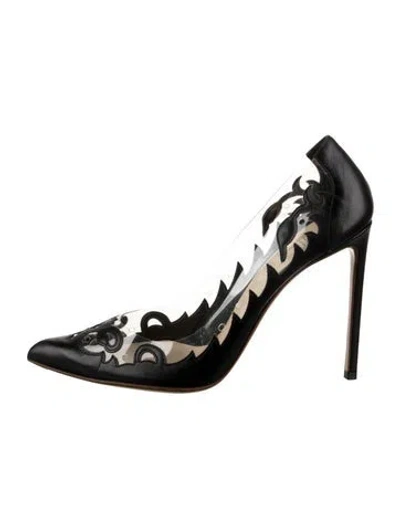 Pre-owned Francesco Russo Leather Pumps In Black