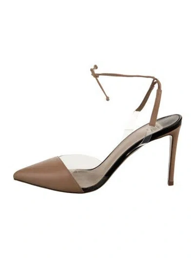 Pre-owned Francesco Russo Leather Pumps In Neutral