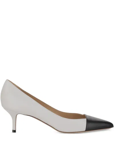 FRANCESCO RUSSO LEATHER PUMPS