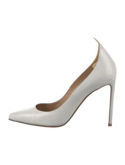 Pre-owned Francesco Russo Leather Pumps In White