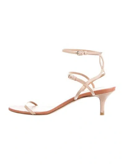 Pre-owned Francesco Russo Leather Sandals In Neutral