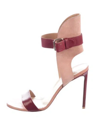 Pre-owned Francesco Russo Leather Sandals In Neutral