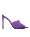 Francesco Russo Woman Sandals Purple Size 5 Textile Fibers In Purple