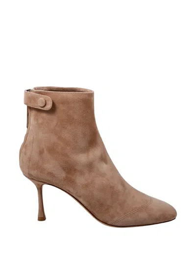 Francesco Russo Panelled Ankle Boots In Brown