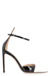 Francesco Russo Patent Leather Heel Sandals