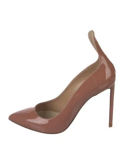 Pre-owned Francesco Russo Patent Leather Pumps In Pink