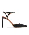 Francesco Russo Pointed High-heeled Sandals In Black