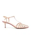 Francesco Russo Pointed Toe High Heel Sandals In Nude