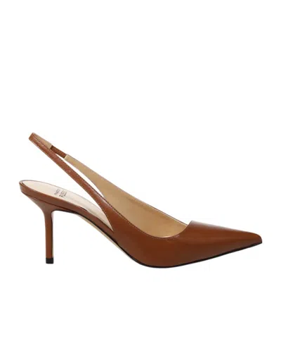 Francesco Russo Pointed-toe High-heeled Sandals In Brown