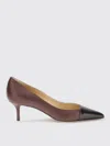 Francesco Russo Two-tone Pumps In Brown