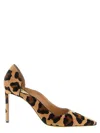 Francesco Russo Leopard Print Pointed Toe Pumps In Multi