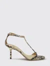 Francesco Russo Python-print Leather Sandals In Animal Print