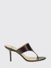 Francesco Russo Stiletto Heel Thong Thong Sandal In Brown