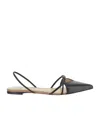 Francesco Russo Slingback Sandals In Black