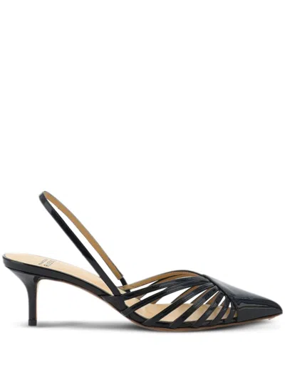 Francesco Russo Slingback Pumps In Black