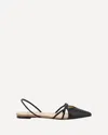 Francesco Russo Woman Ballet Flats Black Size 6 Leather