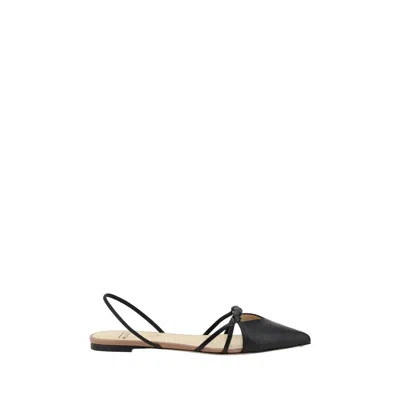 Francesco Russo Slingback Sandals In Black