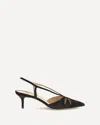 Francesco Russo Suede Leather Décolleté In Black