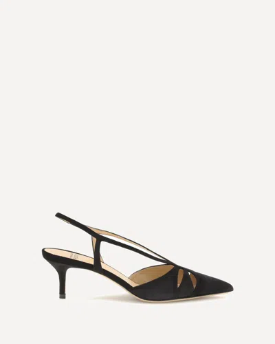 Francesco Russo Suede Leather Décolleté In Black