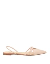 Francesco Russo Woman Ballet Flats Blush Size 7.5 Leather In Pink