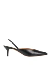 Francesco Russo Woman Pumps Black Size 7 Leather