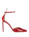 Francesco Russo Patent Leather Pointy-toe Pumps In Red