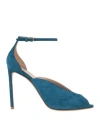 Francesco Russo Woman Sandals Deep Jade Size 11 Soft Leather In Green