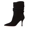 Francesco Sacco Boots Black In Nero Scuri