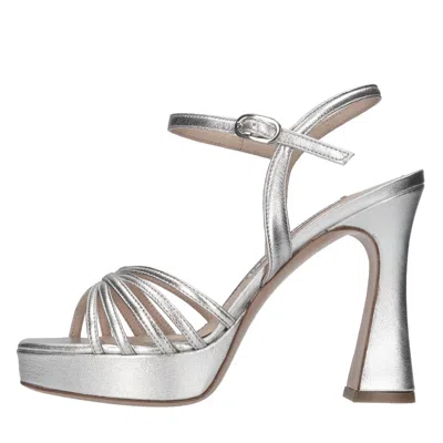 Francesco Sacco Sandals In Silver