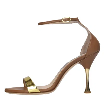 Francesco Sacco Sandals In Brown