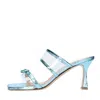 Francesco Sacco Sandals Light Blue In Azzurro Blu E Verdi