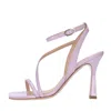 Francesco Sacco Sandals Lilac In Lilla Chiari E Naturali