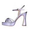 Francesco Sacco Sandals Lilac In Lilla Chiari E Naturali