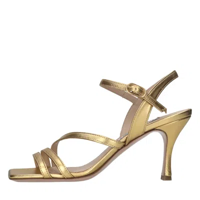 Francesco Sacco Sandals In Metallic