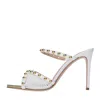 Francesco Sacco Sandals White In Bianco Chiari E Naturali