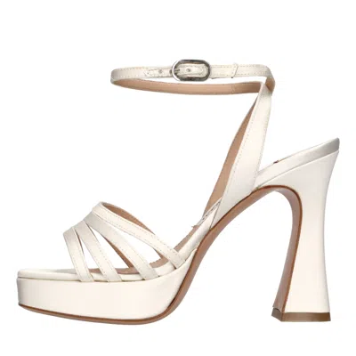Francesco Sacco Sandals White In Bianco Neutri