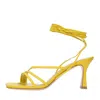 Francesco Sacco Sandals Yellow In Giallo Vivaci