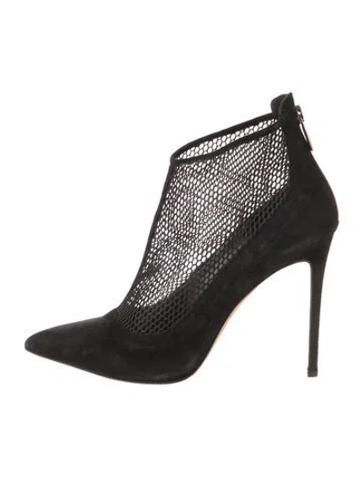 Pre-owned Francesco Sacco Suede Pumps In Black