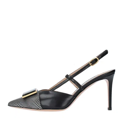 Francesco Sacco With Heel Black In Nero Neri E Grigi