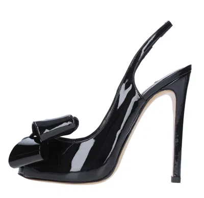 Francesco Sacco Woman Sandals Black Size 6.5 Leather