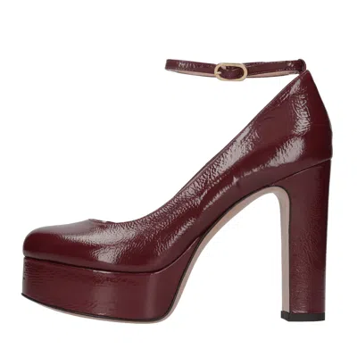 Francesco Sacco With Heel Bordeaux In Brown