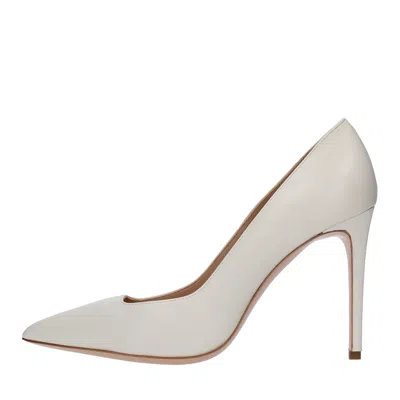 Francesco Sacco With Heel Ivory In Avorio Chiari E Naturali
