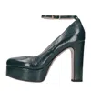 Francesco Sacco With Heel In Verde Blu E Verdi