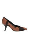 Francesco Sacco Woman Pumps Camel Size 7 Leather In Beige