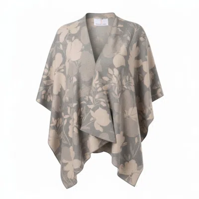 Franchetti Bond Women's Angelica Grey Floral Print Jacket In Gray