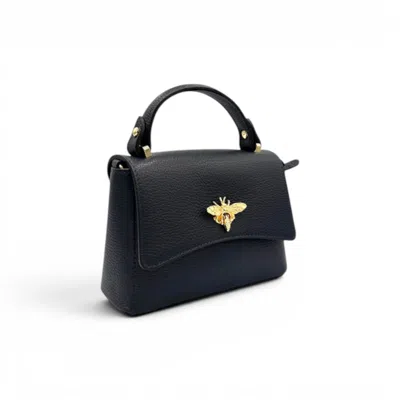 Franchetti Bond Women's Bee Italian Leather Midnight Black