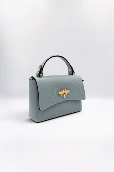 Franchetti Bond Women's Bee Italian Leather Sky Blue