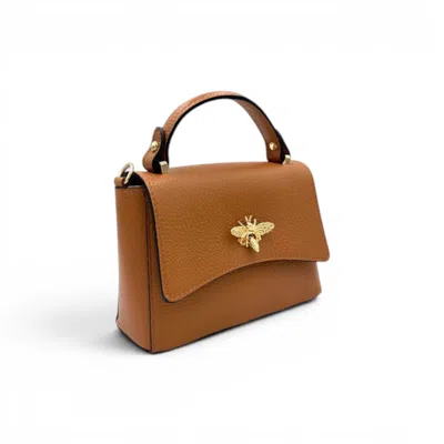 Franchetti Bond Women's Brown Bee Italian Leather Toasted Tan