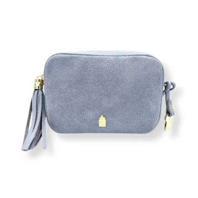 Franchetti Bond Women's Caz - Italian Leather & Suede Sky Blue